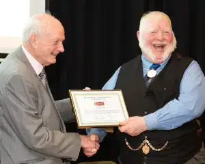 Robin Morris with Alan Myatt