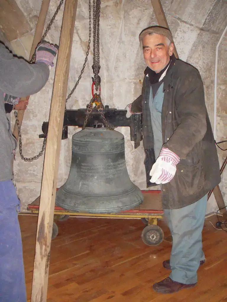 Ready to lift the bell