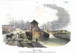 Gloucester Docks 1850
